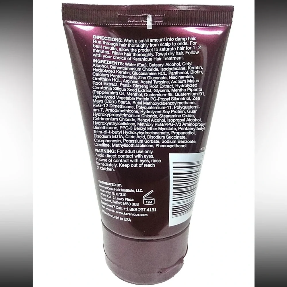 Keranique Volumizing Keratin Conditioner Lot of 2 3.4 Oz Each New SEALED - Picture 2 of 2